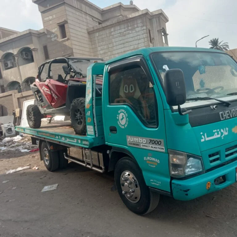 ونش انقاذ في مدينة الشروق