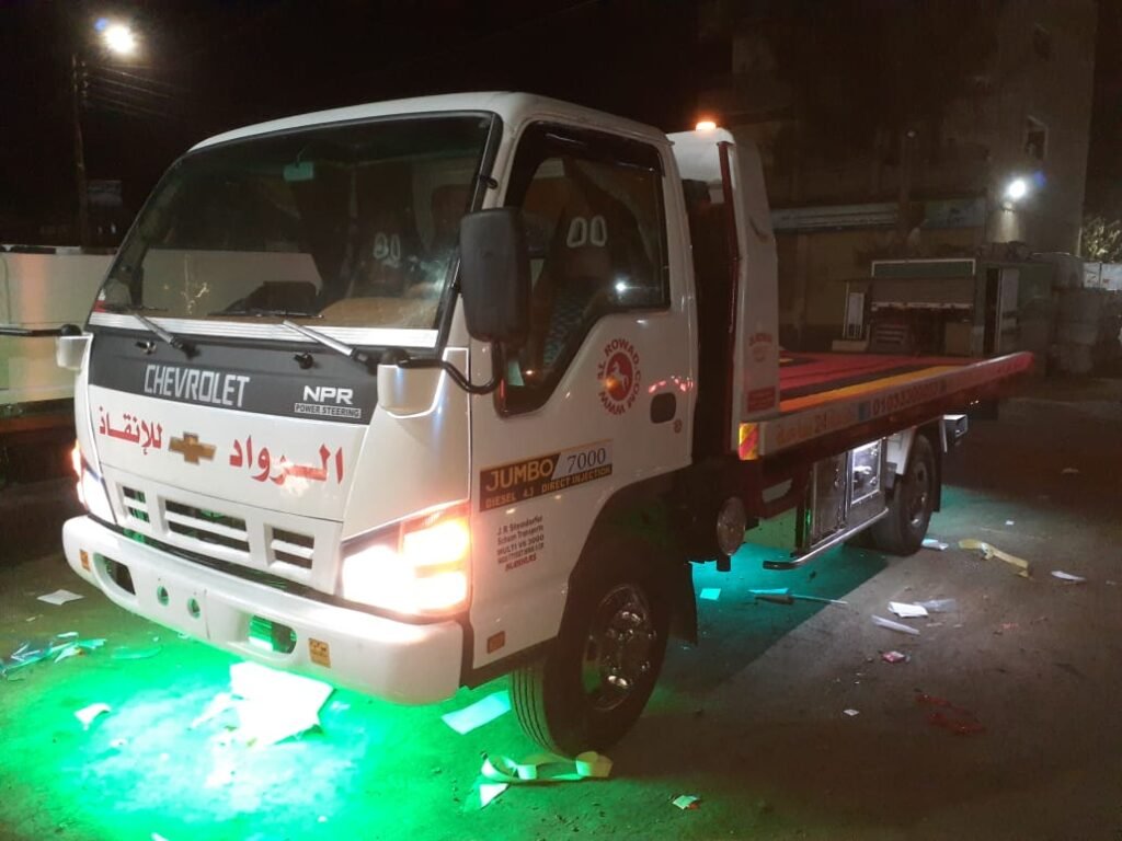 ونش انقاذ في العبور