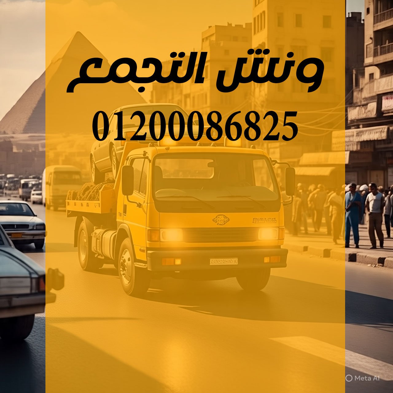 ونش انقاذ في التجمع